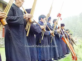 Lusheng Festival, Langde Miao Village